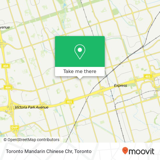 Toronto Mandarin Chinese Chr plan