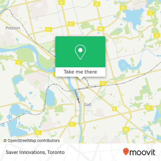 Saver Innovations map