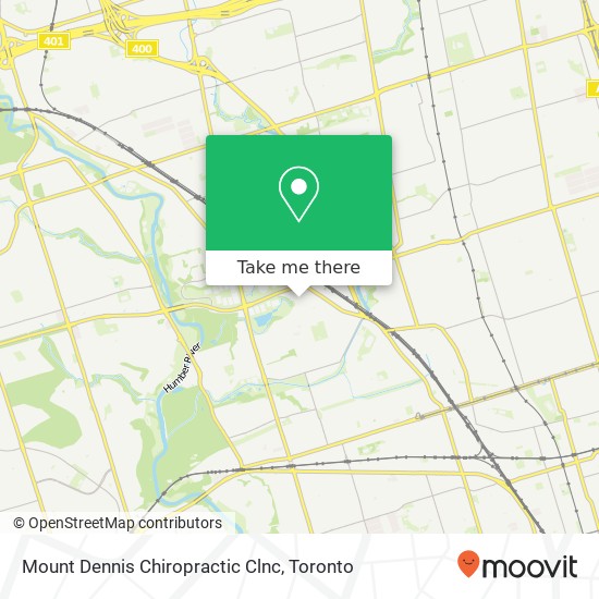 Mount Dennis Chiropractic Clnc map