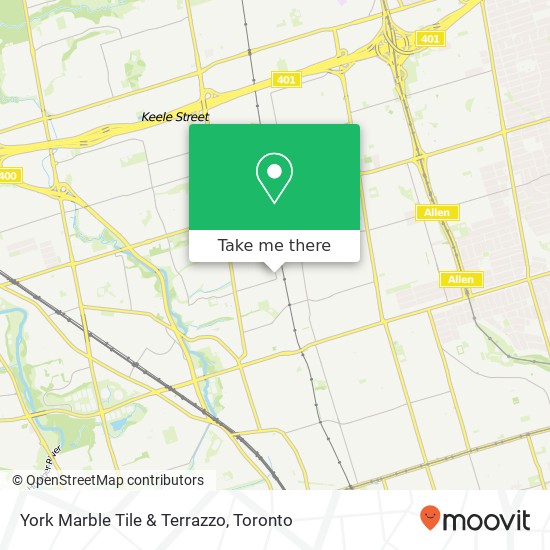 York Marble Tile & Terrazzo map