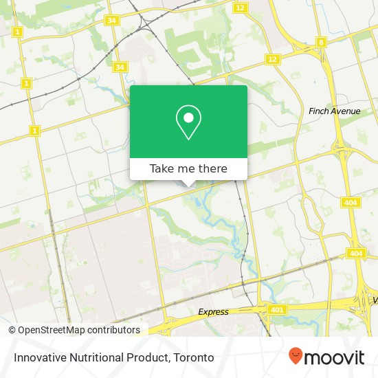 Innovative Nutritional Product map