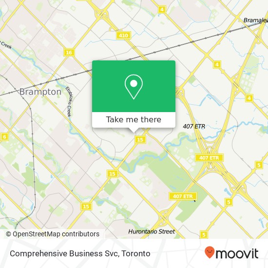 Comprehensive Business Svc map