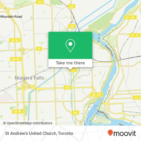 St Andrew's United Church map