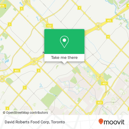 David Roberts Food Corp map