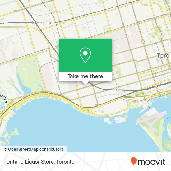 Ontario Liquor Store map