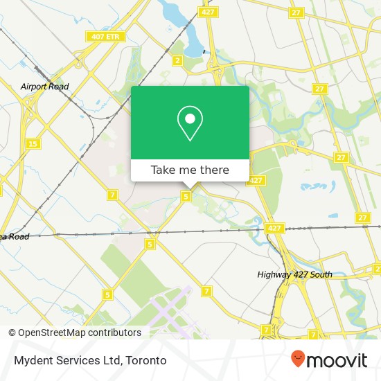 Mydent Services Ltd map