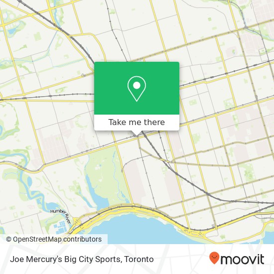 Joe Mercury's Big City Sports map