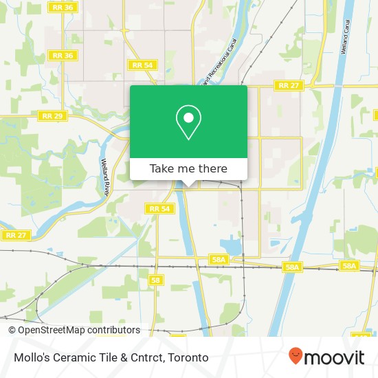 Mollo's Ceramic Tile & Cntrct map