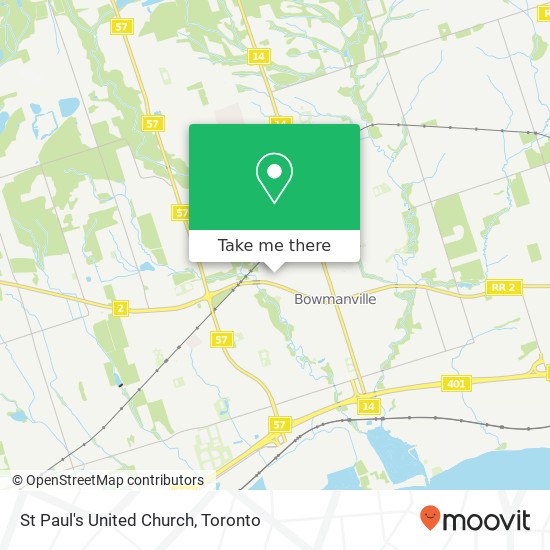 St Paul's United Church map