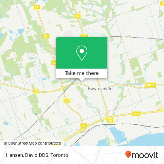 Hansen, David DDS map