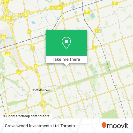 Gravenwood Investments Ltd map