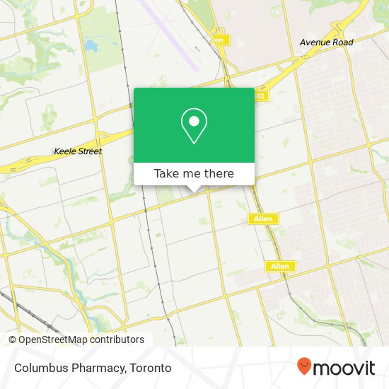 Columbus Pharmacy map