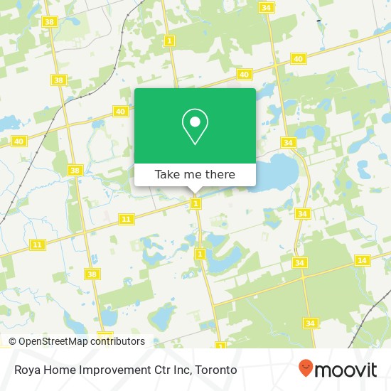 Roya Home Improvement Ctr Inc map