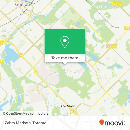 Zehrs Markets map