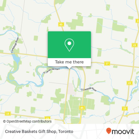 Creative Baskets Gift Shop map