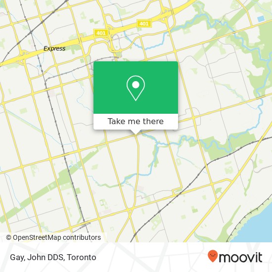 Gay, John DDS map