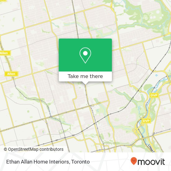 Ethan Allan Home Interiors map