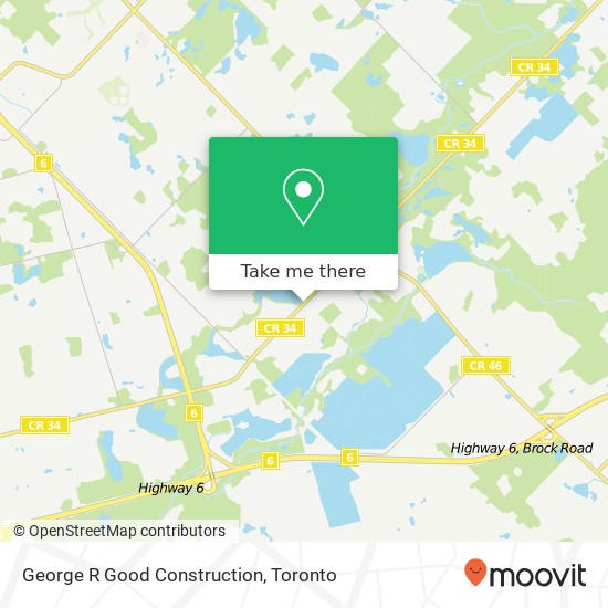 George R Good Construction map
