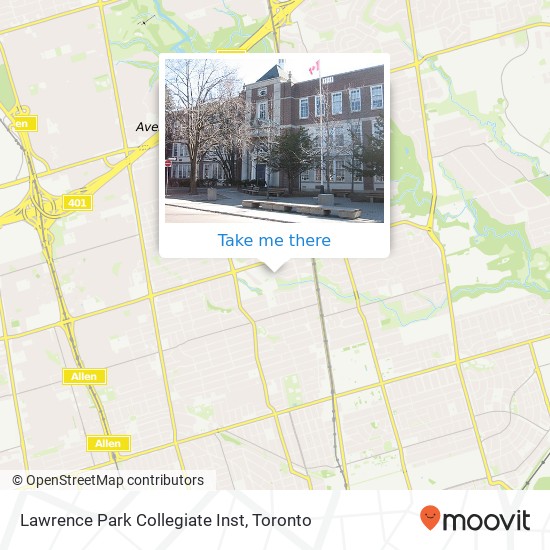 Lawrence Park Collegiate Inst map