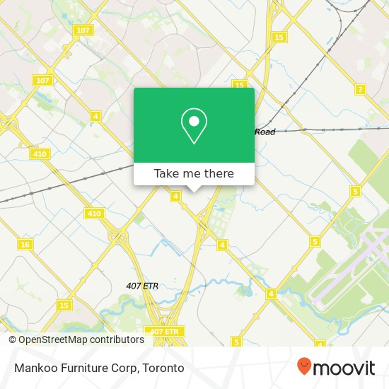 Mankoo Furniture Corp map