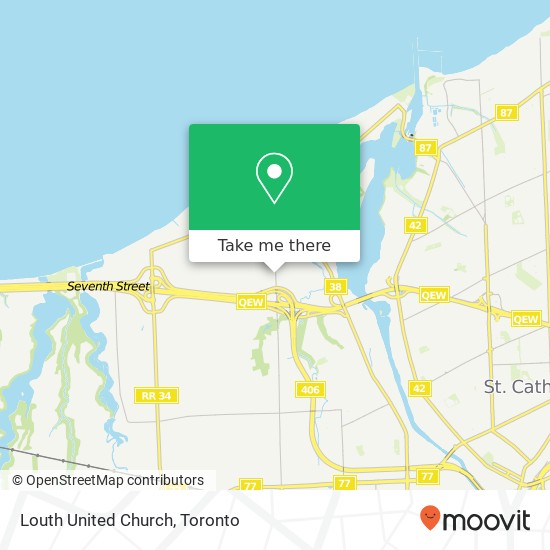 Louth United Church map