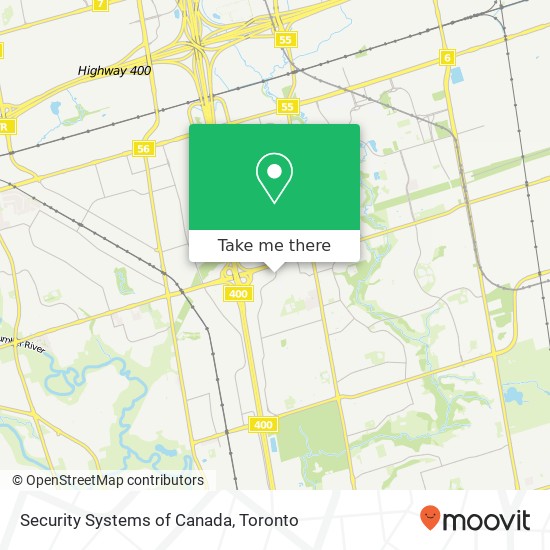 Security Systems of Canada map