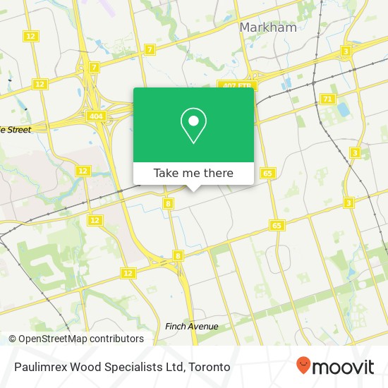 Paulimrex Wood Specialists Ltd map