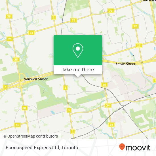 Econospeed Express Ltd map