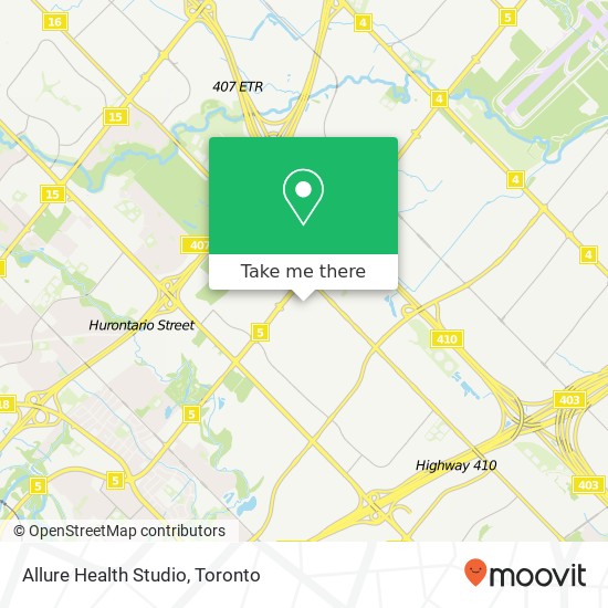 Allure Health Studio map