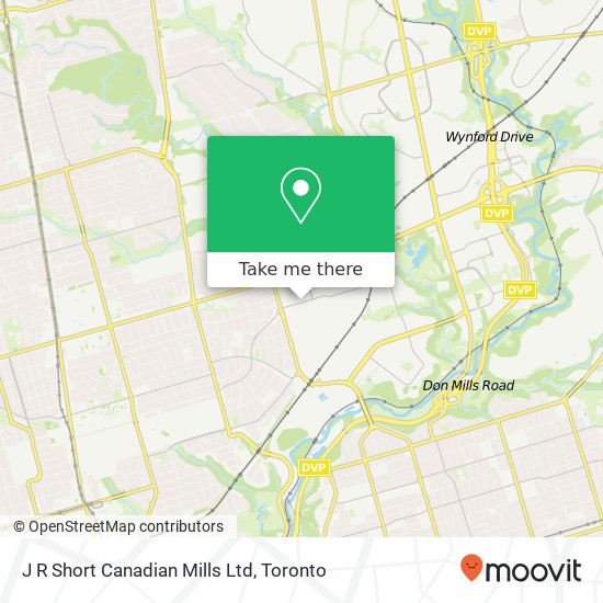 J R Short Canadian Mills Ltd map