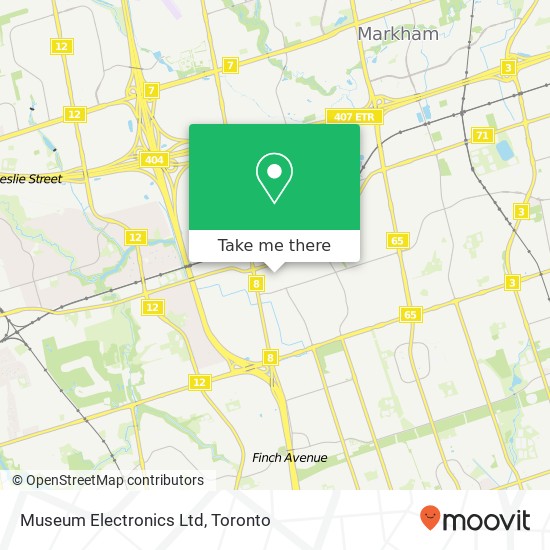 Museum Electronics Ltd map