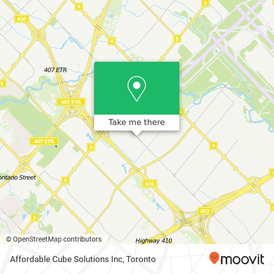 Affordable Cube Solutions Inc map