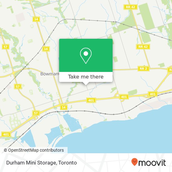 Durham Mini Storage map