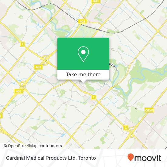 Cardinal Medical Products Ltd map