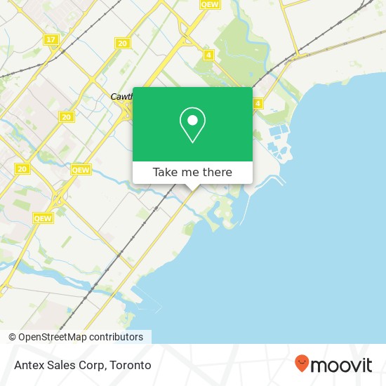 Antex Sales Corp map