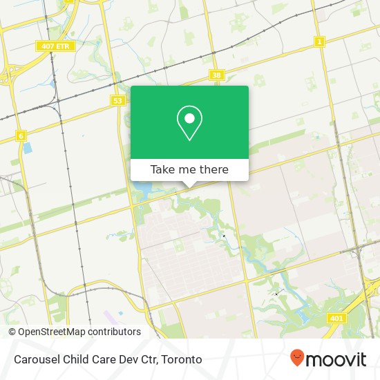 Carousel Child Care Dev Ctr map