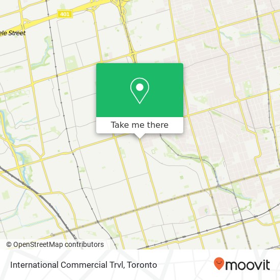 International Commercial Trvl map