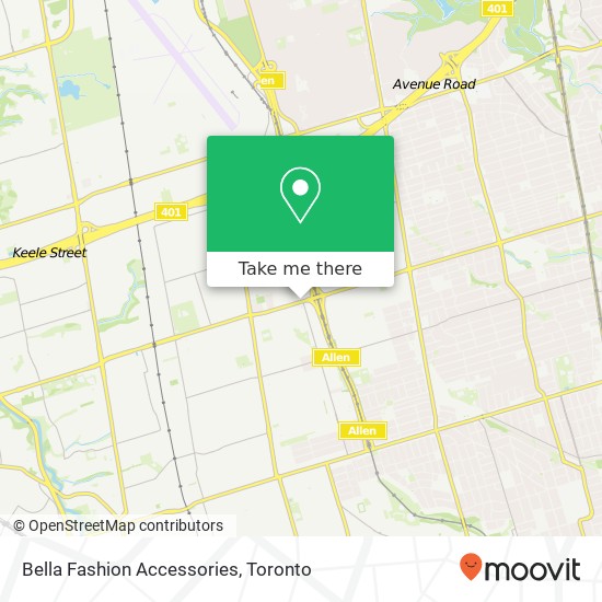 Bella Fashion Accessories map