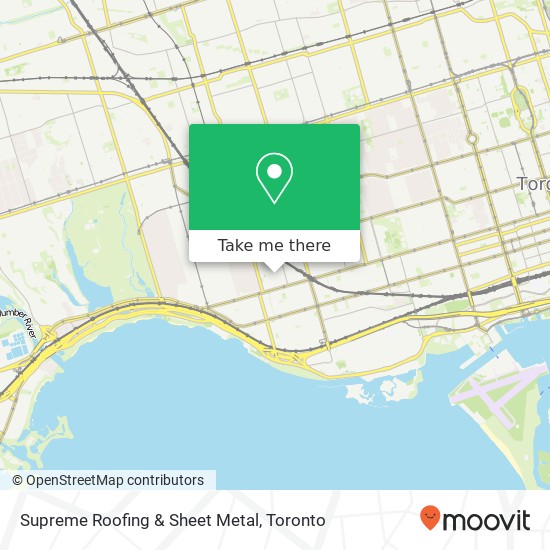 Supreme Roofing & Sheet Metal map