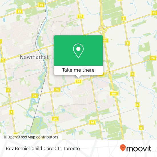 Bev Bernier Child Care Ctr map