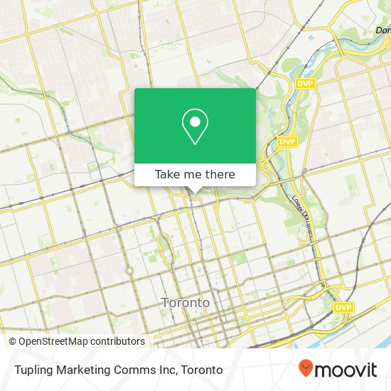 Tupling Marketing Comms Inc map