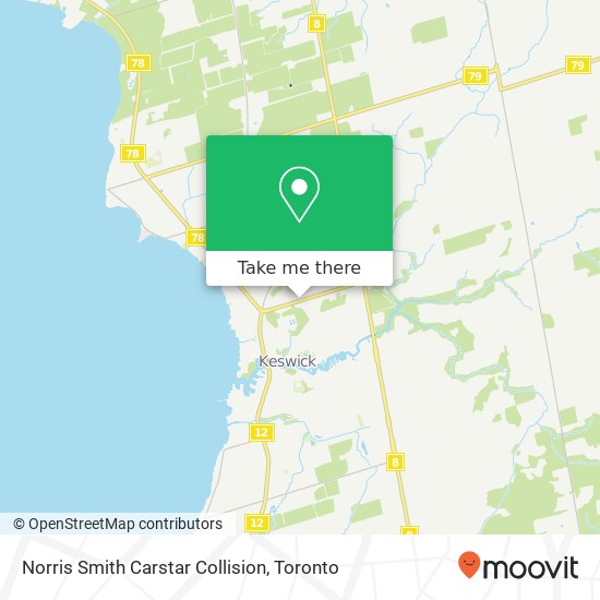 Norris Smith Carstar Collision map