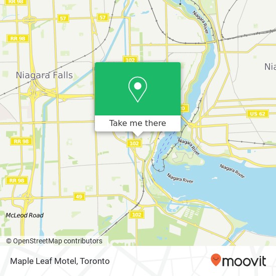 Maple Leaf Motel map