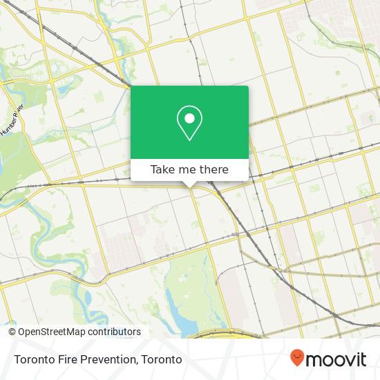 Toronto Fire Prevention map
