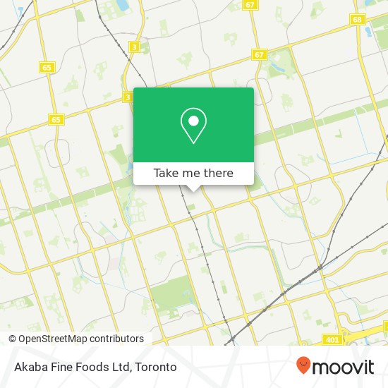 Akaba Fine Foods Ltd map