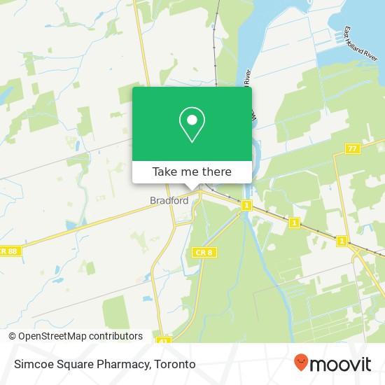 Simcoe Square Pharmacy map
