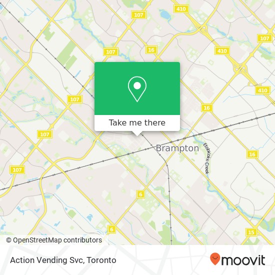 Action Vending Svc map