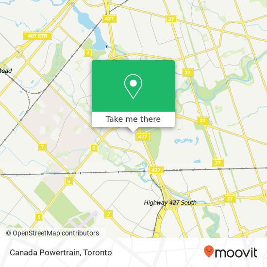 Canada Powertrain map