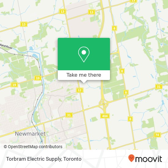 Torbram Electric Supply map