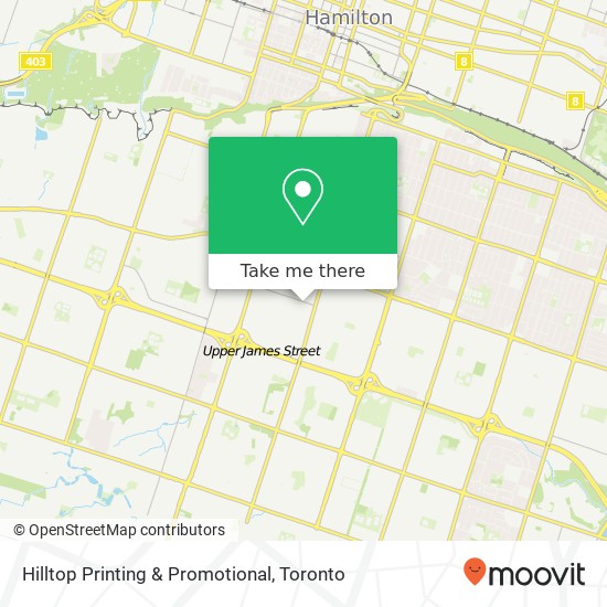 Hilltop Printing & Promotional map